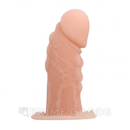 Реалистичная насадка на пенис Wolftooth sleeve (светлая) от sex shop primegoods фото 4