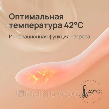 Вибратор для точки G с подогревом Alice от Drywell от sex shop primegoods фото 2