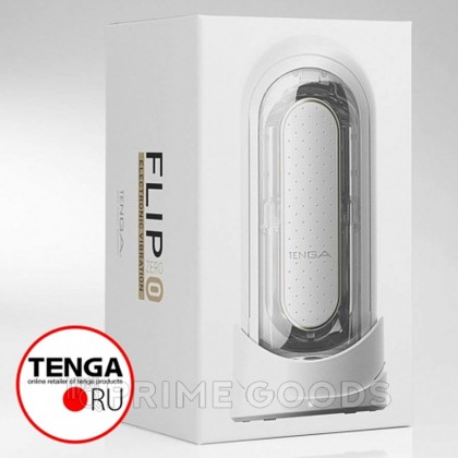 TENGA Мастурбатор Flip Zero с вибрацией белый от sex shop primegoods фото 6
