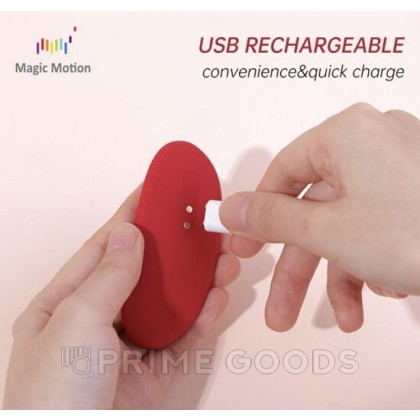 MAGIC MOTION NYX Вибратор красный от sex shop primegoods фото 3