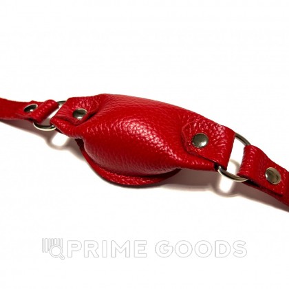 Кляп кожаный красный от sex shop primegoods фото 2