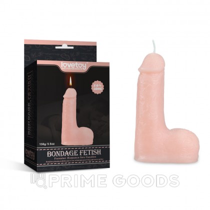 Свеча Bondage Fetish телесный цвет (низкотемпературная) от sex shop primegoods