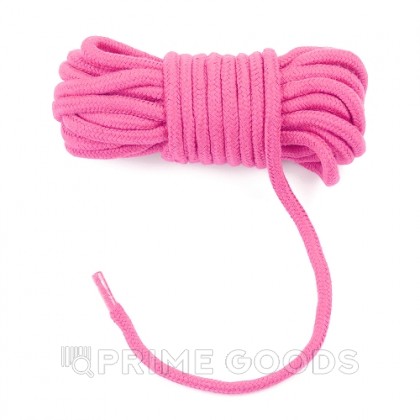 Верёвка для бондажа - 10 м. (розовая) от sex shop primegoods фото 4