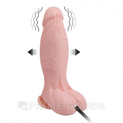 Надувной фаллоимитатор Inflatable с помпой (18,8*4,3 см) от sex shop primegoods фото 5