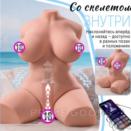 Сексуальное женское тело с подключением к приложению Alanna (вибрация+фрикции) от sex shop primegoods фото 6