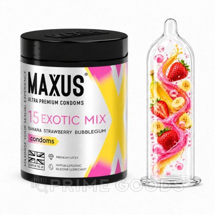 Презервативы ароматизированные MAXUS Exotic Mix 15шт. от sex shop primegoods