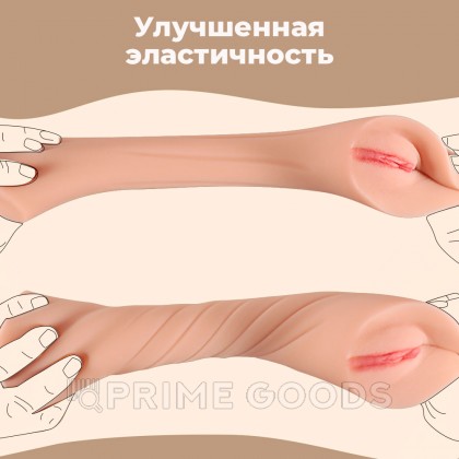 Реалистичный мастурбатор в виде вагины и половых губ Eunice от sex shop primegoods фото 8