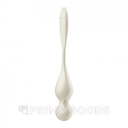 Тренажер для интимных мышц с вибрацией Satisfyer Love Birds 1 белый (Connect App) от sex shop primegoods фото 2