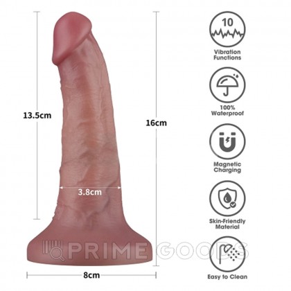 Вибратор реалистик Lovetoy Power Cock (13,5*3,8 см) от sex shop primegoods фото 2