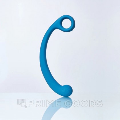 Стимулятор точки G SVibe Snail AXI с вибрацией и имитацией движений, голубой от sex shop primegoods фото 4