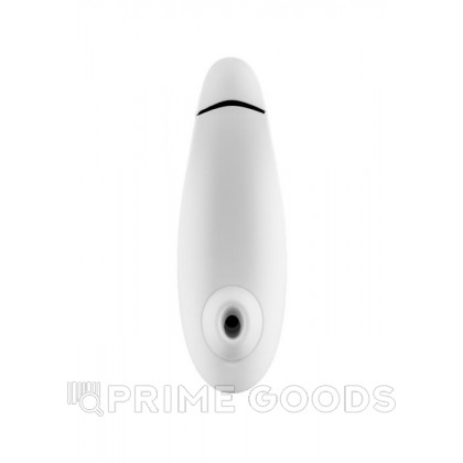 Бесконтактный клиторальный стимулятор Womanizer Premium белый/хром от sex shop primegoods фото 2