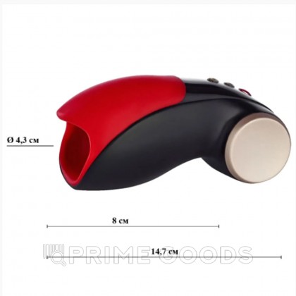 Мастурбатор мужской Fun factory COBRA LIBRE II, черно-красный от sex shop primegoods фото 3