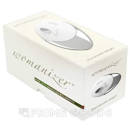 Бесконтактный клиторальный стимулятор Womanizer Pro белый от sex shop primegoods