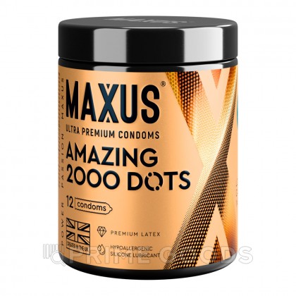Презервативы MAXUS Amazing, точечные, 12 шт от sex shop primegoods