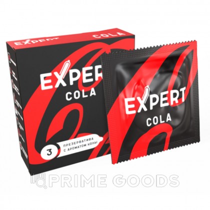 Презервативы EXPERT Cola, аромат Колы, 3 шт от sex shop primegoods фото 3