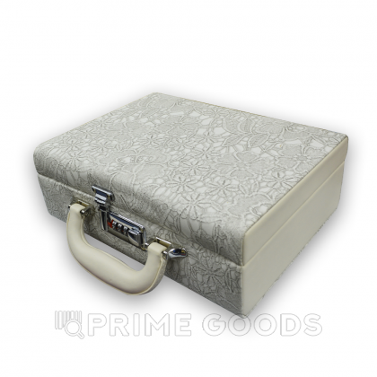 Чемодан-органайзер с кодовым замком (кожзам) серый от sex shop primegoods фото 3