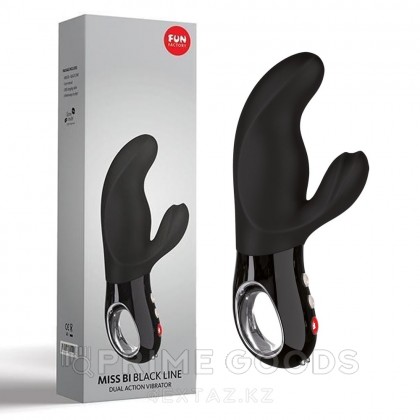 Кролик-вибратор Miss Bi (черный) от sex shop primegoods фото 2