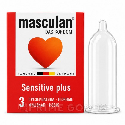 Презерватив Masculan Sensitive Plus № 3 (Нежные) от sex shop primegoods
