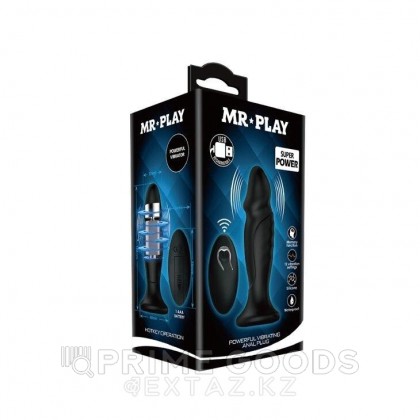 Анальный виброплаг с пультом управления Mr. Play от sex shop primegoods фото 2