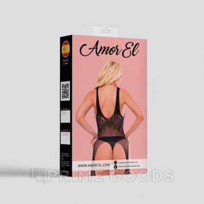 Кетсьюит (боди-комбинезон) Blanca S/L черный от sex shop primegoods фото 3