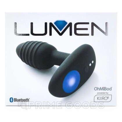 Интерактивный анальный плаг с вибрацией Lumen Ohmibod от KIIROO от sex shop primegoods фото 2