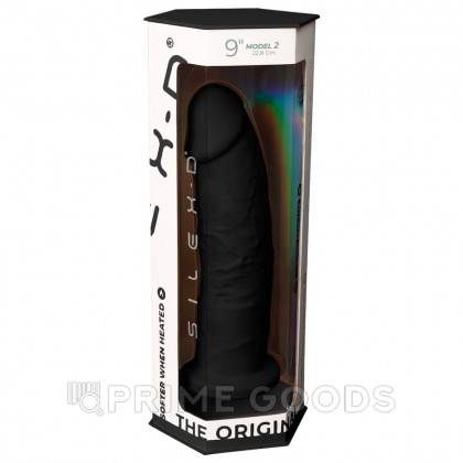 Фаллоимитатор SilexD Model 2 (22,8×5,4 см) с двойной плотностью черный от sex shop primegoods фото 6