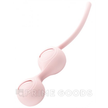 Вагинальные шарики со смещенным центром тяжести (бледно розовый) от sex shop primegoods фото 6
