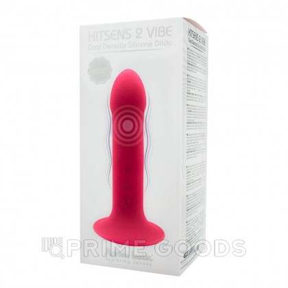 Фаллоимитатор с вибрацией Adrien Lastic Hitsens 2 (17,2×4 см) розовый от sex shop primegoods фото 2