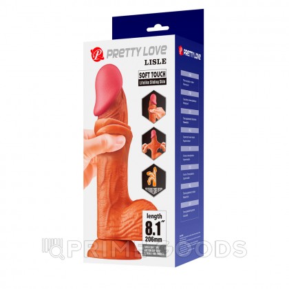 Реалистичный фаллоимитатор Lisle, 20,6 см от sex shop primegoods фото 4