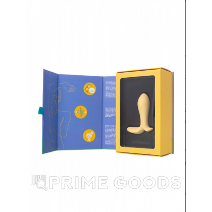 Анальный виброплаг Satisfyer Intensity Plug желтый (Connect App) от sex shop primegoods фото 5