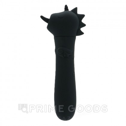 Вибропуля Unihorn Wild Spirit со стимуляцией язычком, чёрный от sex shop primegoods