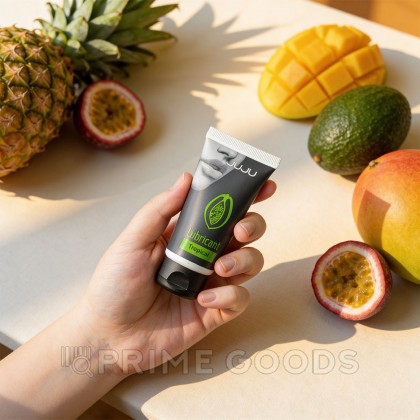 Съедобный лубрикант JUJU со вкусом тропический фруктов  50 мл от sex shop primegoods фото 2