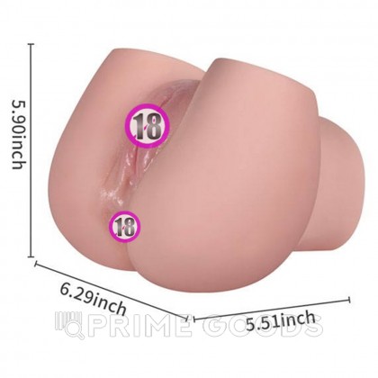 Реалистичный мастурбатор в виде вагины Missionary style от sex shop primegoods фото 6