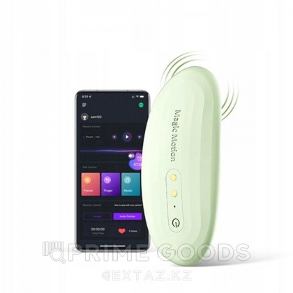 Смарт вибратор Magic nyx от Magic motion, зеленый от sex shop primegoods фото 5