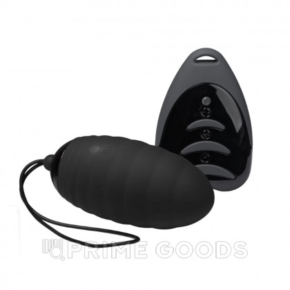 Виброяйцо Ocean Breeze 2.0 с пультом ДУ черное от Adrien Lastic от sex shop primegoods фото 6