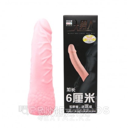 Насадка реалистик с пупырышками от sex shop primegoods фото 3