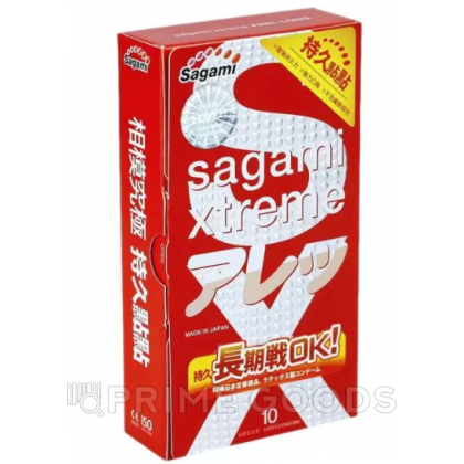 Презервативы Sagami xtreme feel long 10 шт. (ультрапрочные) от sex shop primegoods фото 3