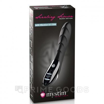 MYSTIM Вибратор с электростимуляцией Sizzling Simon черный выпуск от sex shop primegoods фото 3
