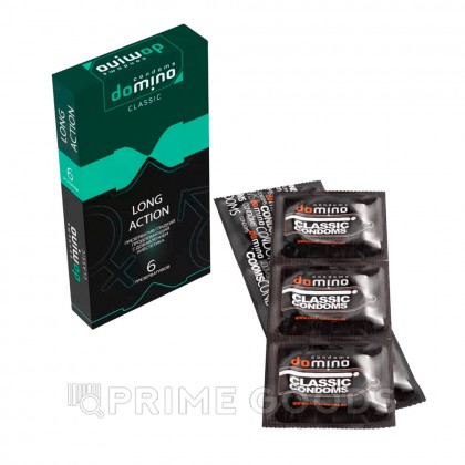 Презервативы DOMINO CLASSIC Long action, с эффектом продления, 6 шт от sex shop primegoods фото 2