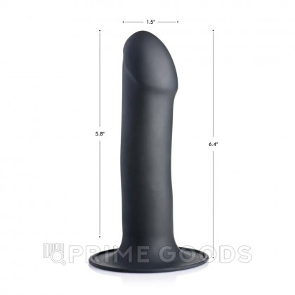 Гибкий силиконовый фаллоимитатор Squeeze-It, 13.5х3.1 см от sex shop primegoods фото 4
