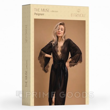 Элегантный пеньюар с отделкой кружевом (Muse) (L/XL) от sex shop primegoods фото 2