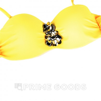 Купальник с завязками Rhinestone Yellow (S) от sex shop primegoods фото 17