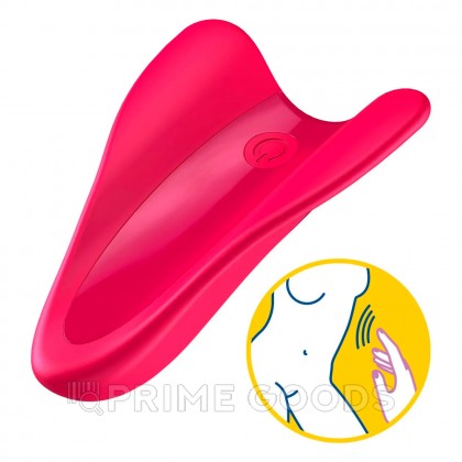 Мини вибратор (вибратор на палец) Satisfyer High Fly, красный от sex shop primegoods фото 5