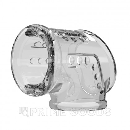 Насадка на пенис и мошонку Pretty love, прозрачная от sex shop primegoods фото 2