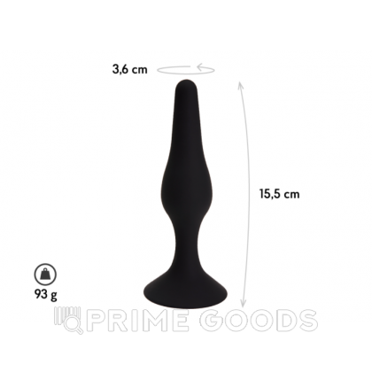Анальная пробка Gravity, цвет черный (CORE) от sex shop primegoods фото 2