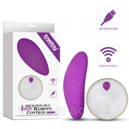 Минивибратор с пультом управления Clitoral Vibe Purple от sex shop primegoods
