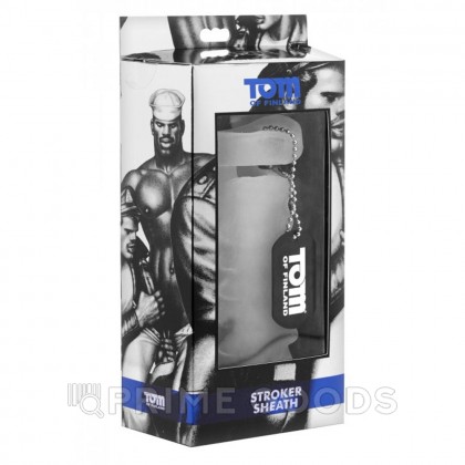 Ребристая насадка для утолщения Tom of Finland Прозрачный от sex shop primegoods фото 2