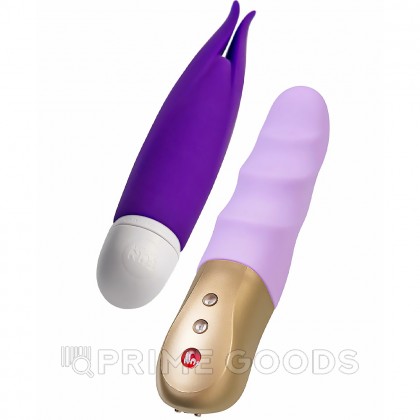 Набор: пульсатор + вибратор Fun factory CLIT KIT PETITE лиловый  от sex shop primegoods