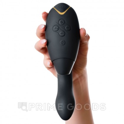 Бесконтактный клиторальный стимулятор Womanizer Duo 2, черный от sex shop primegoods фото 5