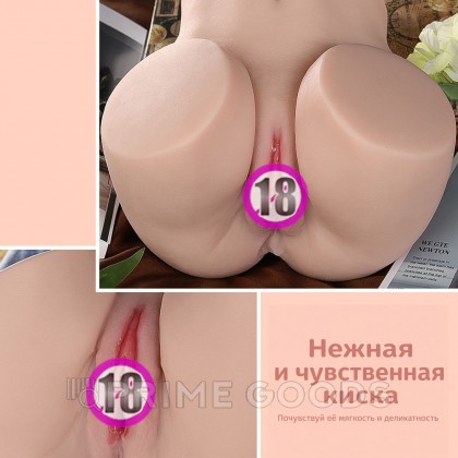 Реалистичный двойной мастурбатор Olga (вагина+анус) от sex shop primegoods фото 6